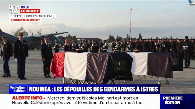 Nouvelle-Calédonie: Gérald Darmanin rend hommages aux deux gendarmes tués lors des émeutes