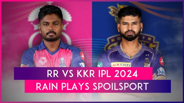 RR vs KKR IPL 2024: Rajasthan Royals Finish At Third Spot After Rain Washes Out Match