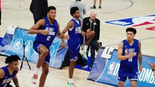 AJ Johnson at NBA Draft Combine 2024 | May 2, 2024 | Illawarra Mercury
