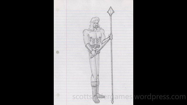 Barbarian Pencil Sketch Video #108 (05-20-2024)