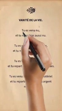 Vanitas, vanitatis (Vanité des vanités)