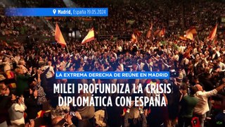Milei reabre la crisis diplomática con España durante el mitin de apoyo a VOX en Madrid