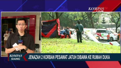 3 Jenazah Korban Pesawat Jatuh di Tangsel Diberangkatkan ke Rumah Duka, Begini Situasinya
