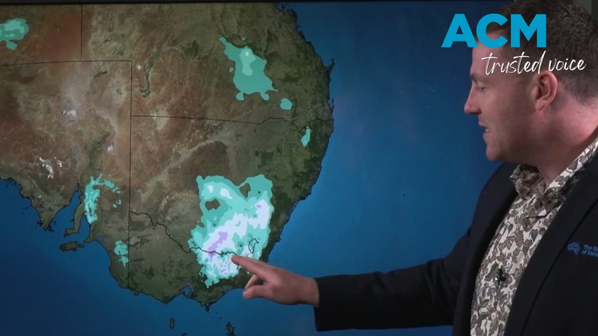Small showers across inland areas as a cold front moves over the east coast for the final weeks of May, 2024.