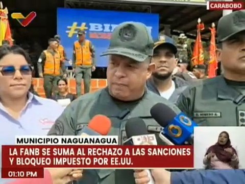 FANB del edo. Carabobo se suma a la recolección de firmas para exigir levantamiento de sanciones
