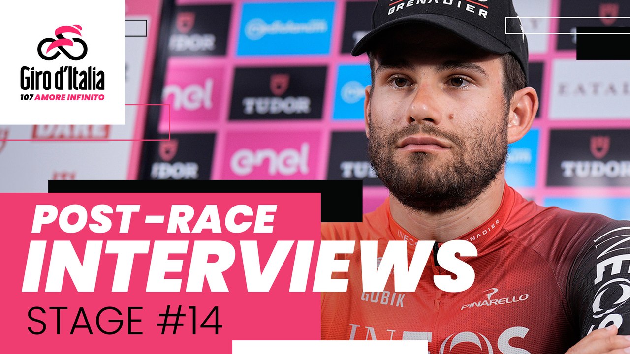 Giro d'Italia 2024 | Stage 14: post-race interviews