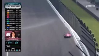 Indy 500 2024 Qualifying Legge Hit Wall