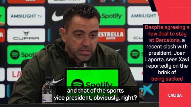 'Nothing has changed' - Xavi on Barca future