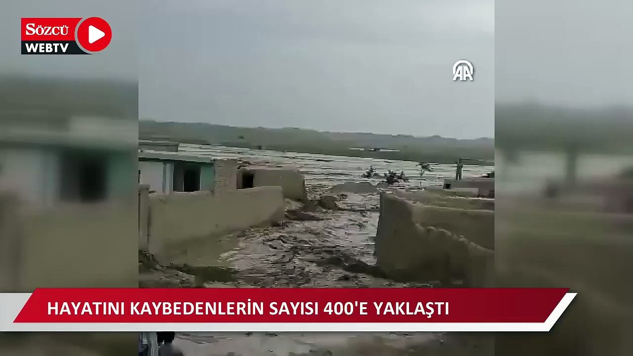 Afganistan'da seller nedeniyle hayatını kaybedenlerin sayısı 400'e yaklaştı