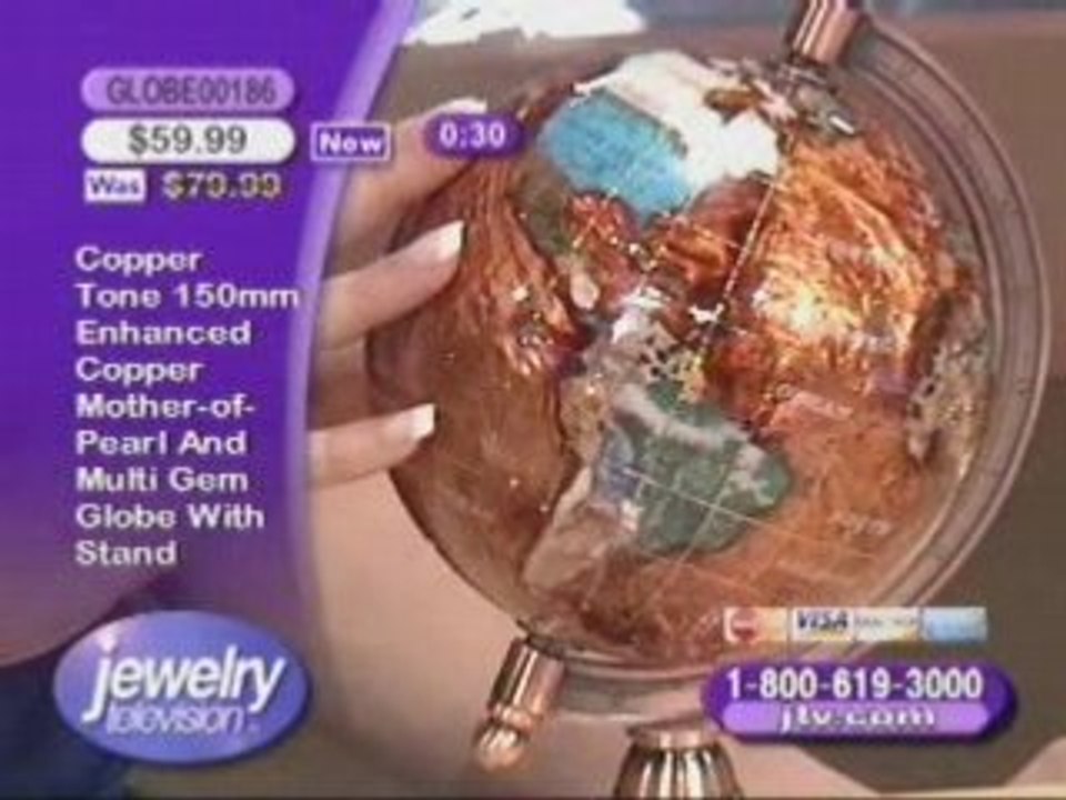 GLOBE00186- Mandy presents Gemstone Globes