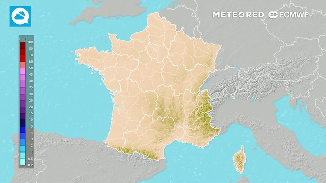 Beaucoup de pluie en France