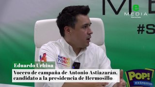'Toño' Astiazarán no ve colores ni partidos: Eduardo Urbina
