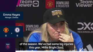Hayes 'can't believe' Chelsea have won the WSL