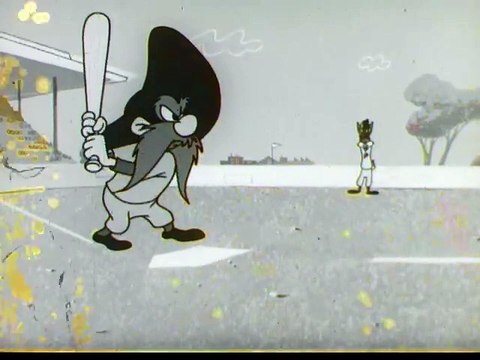 1960s Alpha Bits cereal Bugs Bunny & Yosemite Sam TV commercial - baseball cards