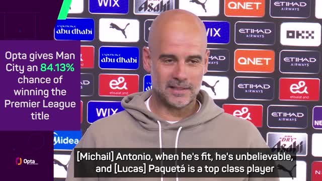 Guardiola wary of Hammers' attack ahead of final-day showdown