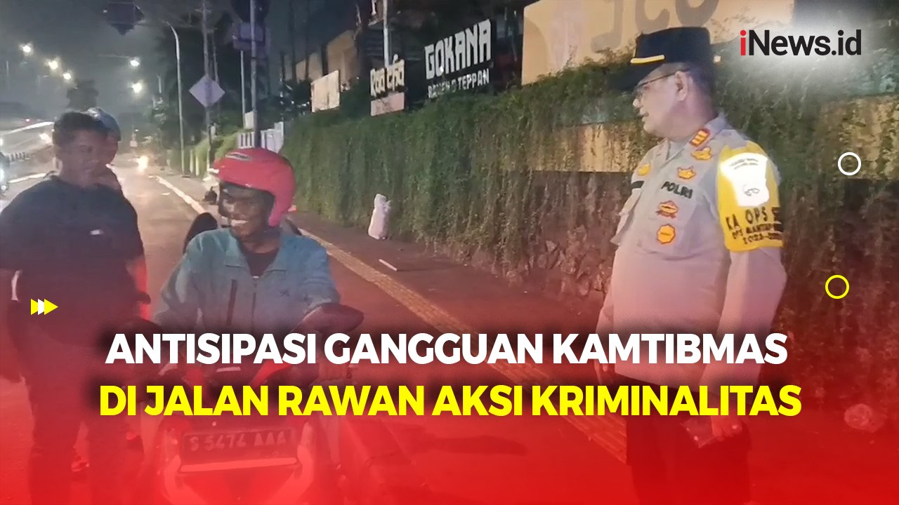 Polisi Gelar Patroli Gangguan Kamtibmas, Antisipasi Kejahatan Jalanan