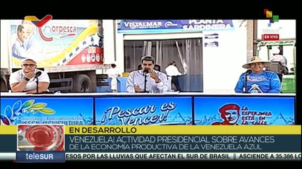 Presidente de Venezuela destacó progreso de la economía productiva del país
