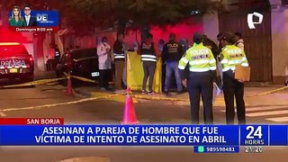 San Borja: vecinos de mujer asesinada por sicarios exigen justicia