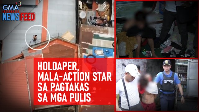 Holdaper, mala-action star sa pagtakas sa mga pulis | GMA Integrated Newsfeed