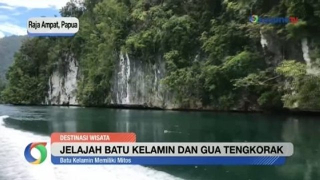 Pesona Keindahan Pulau Batu Kelamin dan Goa Tengkorak di Raja Ampat