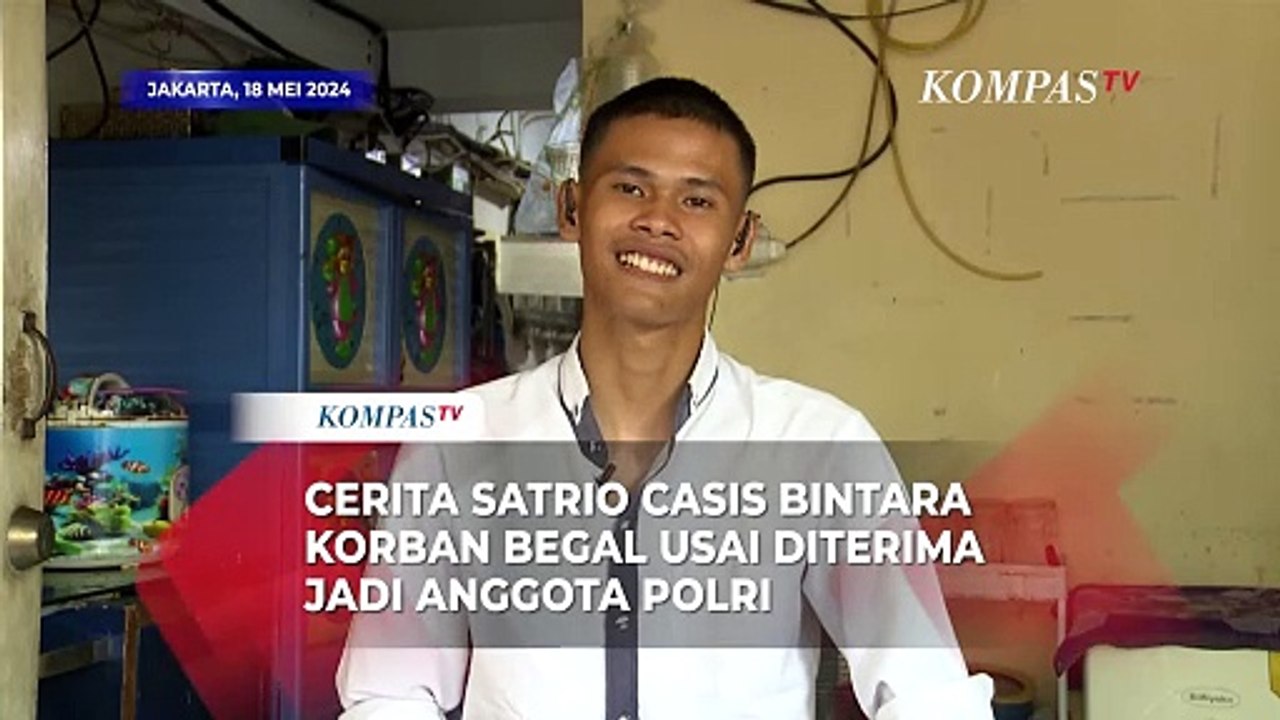 Cerita Satrio Casis Bintara Korban Begal Usai Diterima Jadi Anggota Polri: Untuk Orang Tua Saya!