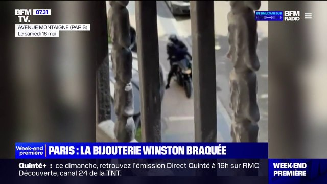 Les braqueurs de la bijouterie Winston du 8e arrondissement de Paris toujours en fuite