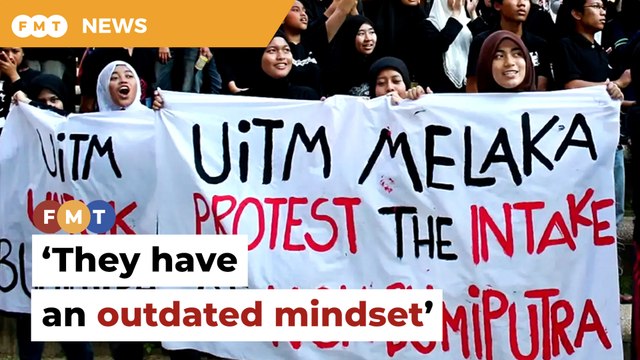 UiTM students protesting non-Bumi admission stuck in the past, says academic