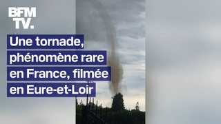 Une tornade, phénomène rare en France, filmée en Eure-et-Loir