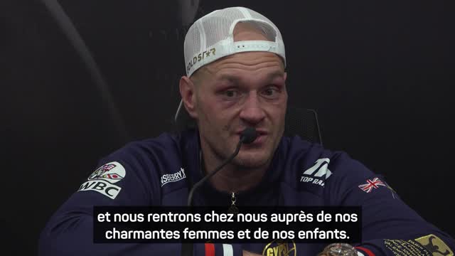 Poids lourds - Fury après sa défaite contre Usyk : "Je suis fier de moi"