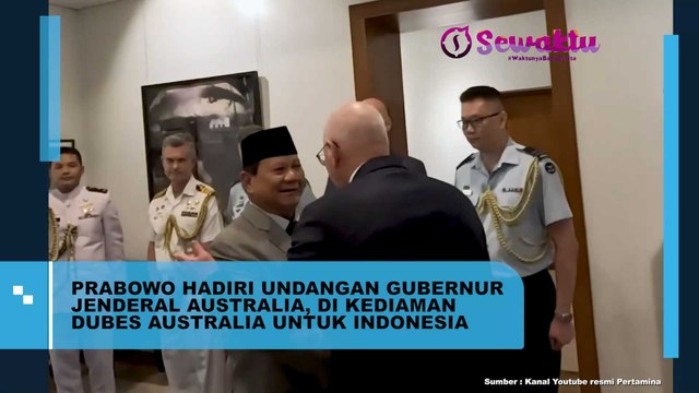 Hadiri Undangan Gubernur Jenderal Australia David Hurley, Prabowo Subianto Merasa Terhormat