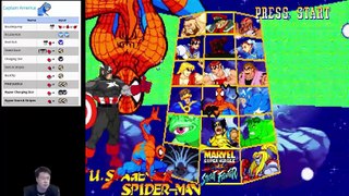 (PSX) Marvel Super Heroes vs Street Fighter - 18 - US Agent - Lv 8 - no ending