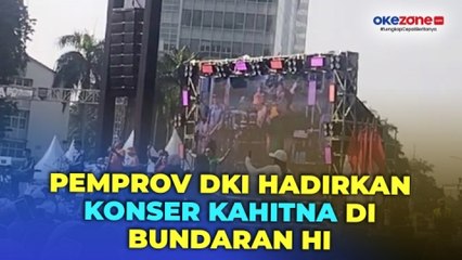 Download Video: Meriahkan HUT Kota Jakarta ke-497, Pemprov DKI Hadirkan Grup Musik Kahitna di Bundaran HI