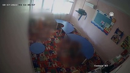 Kreşteki çocuklara şiddet uygulayan müdür tutuklandı