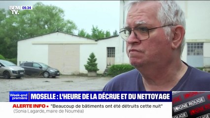 Après les inondations en Moselle, l'émotion est vive chez les habitants