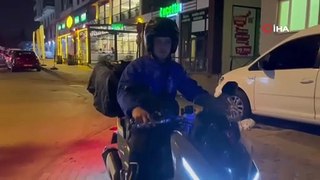 Bursa'da motokuryeden ceza isyanı