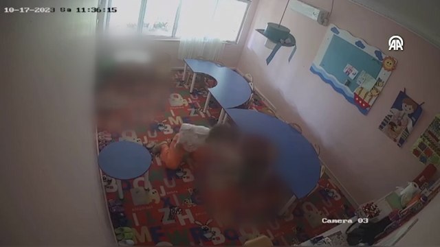 Kreşteki çocuklara şiddet uygulayan müdür tutuklandı