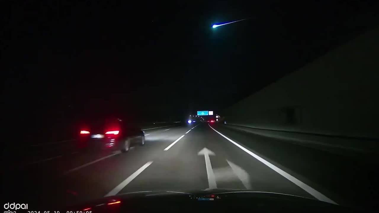 Así se ha visto el meteorito que ha sobrevolado España y Portugal