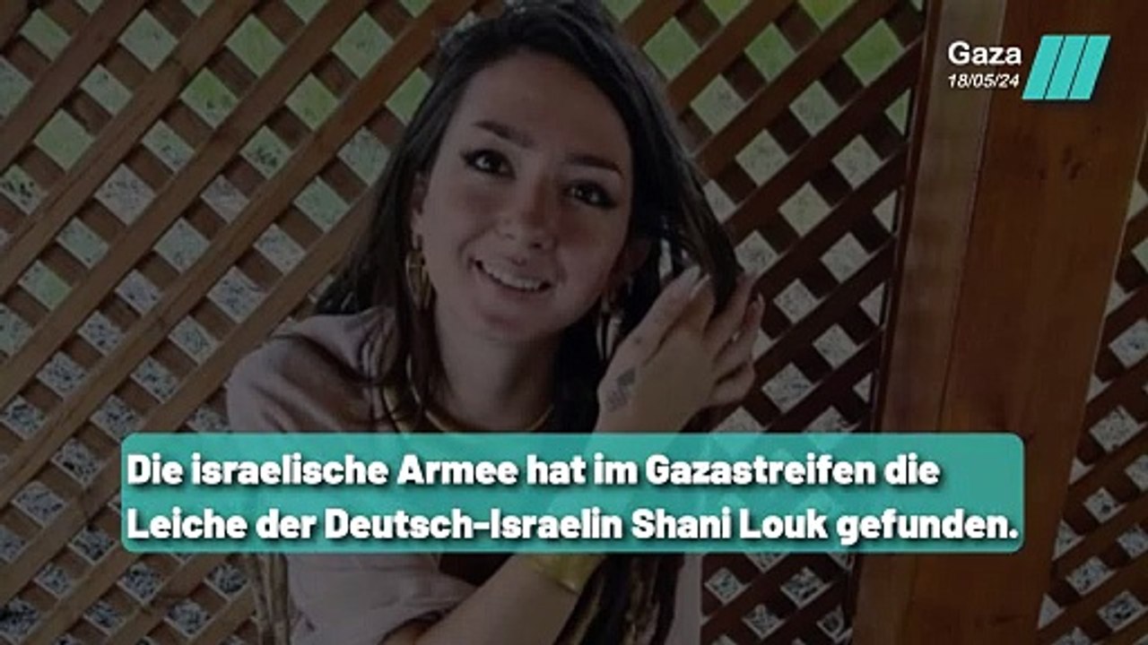 Leiche von Shani Louk im Gazastreifen gefunden