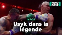 Boxe : Oleksandr Usyk entre dans la légende en battant Tyson Fury, qui a la défaite très amère