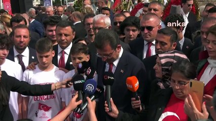 Küçük Efe İmamoğlu'nu 19 Mayıs'ta da yalnız bırakmadı