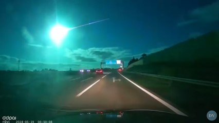 Un bólido celeste surca el cielo de Valladolid