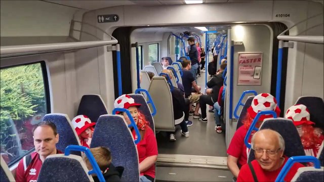 Crawley Town fans travelling to and at Wembley for League Two play-off final