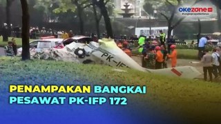 Melihat Suasana Lokasi Jatuhnya Pesawat PK-IFP 172 di BSD Tangerang Selatan