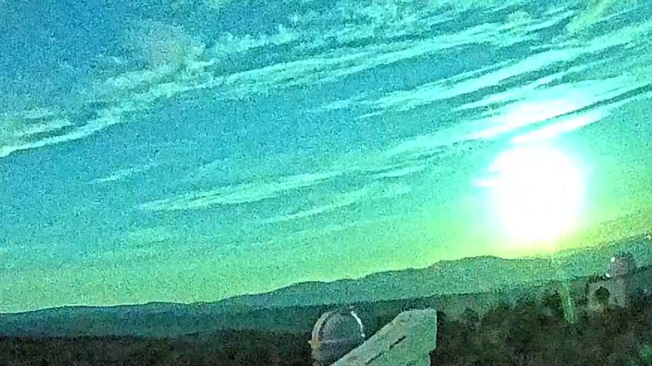 Una enorme bola de fuego atraviesa el cielo en España y Portugal