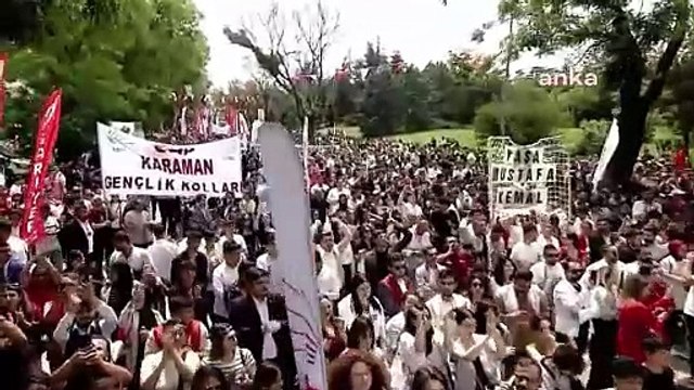 Özgür Özel: Ata’nın huzuruna birinci parti olarak geldik