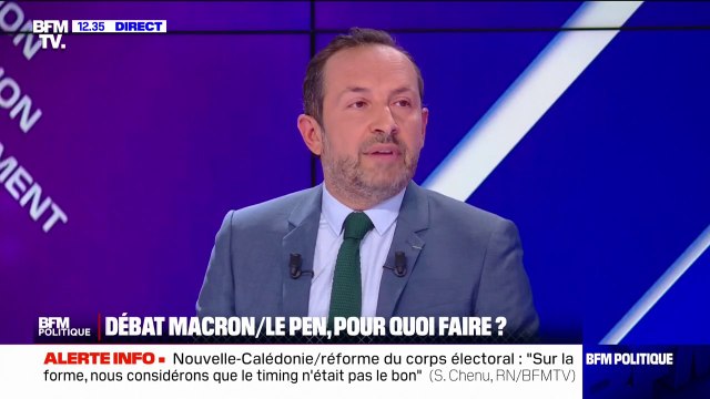 Débat Marine Le Pen/ Emmanuel Macron: Ils essayent de trouver des artifices pour sauver leur misérable candidate aux élections européennes, soutient Sébastien Chenu