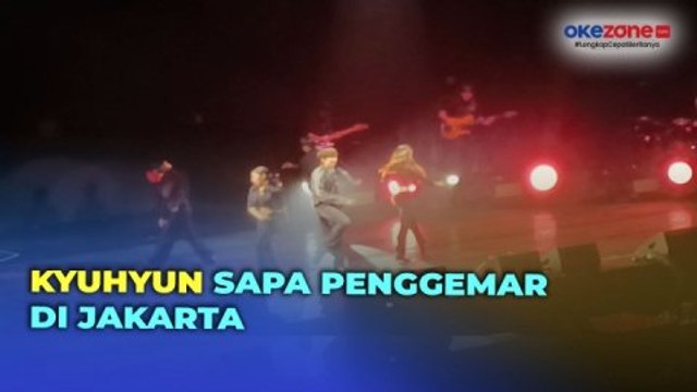 Kyuhyun Manjakan Penggemar Lewat Konser Restart di Tennis Indoor Senayan