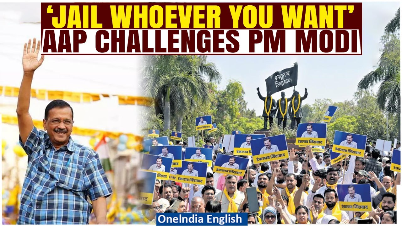 AAP Protest at BJP HQ: AAP Workers Detained, Kejriwal Slams PM Modi for ‘Operation Jhaadu’