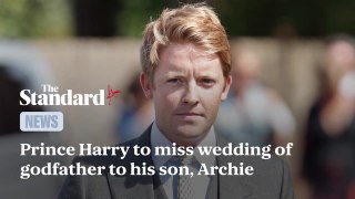 Prince Harry to miss wedding of godfather to his son, Archie