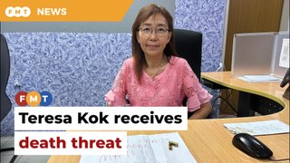 Teresa Kok receives threat letter with bullets